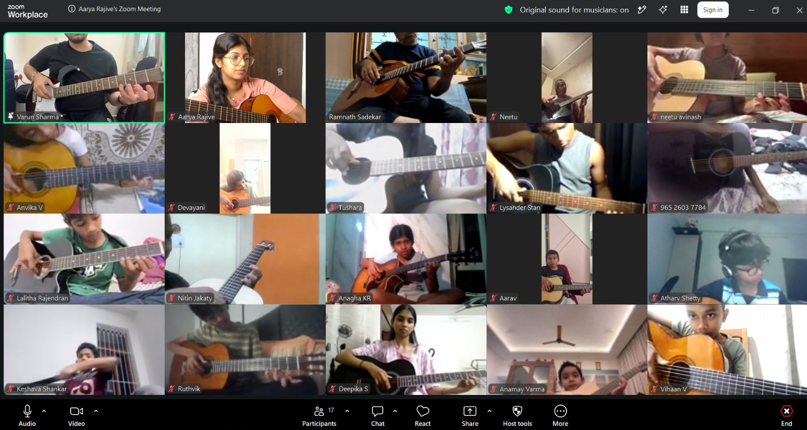 Online Guitar Class